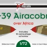 Dk Decals 72116 P-39/P-400 Airacobra Africa/Italy (10x camo) 1/72