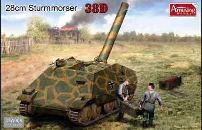Amusing Hobby 35A009 Sturmmorser 38D 28cm 1/35