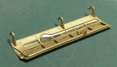 Metallic Details MD4830 F/A-18F. Nose landing gear door (Revell) 1/48