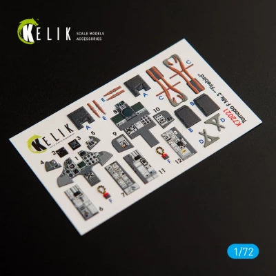 Reskit K72021 Tornado F Mk.3 'Firebird' - Interior 3D Decal 1/72