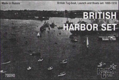 Combrig 70090 British Tug-boat + Launch + Boats set 1/700