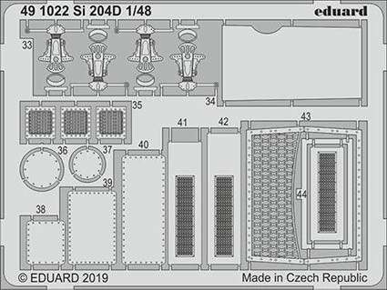 Eduard 491022 SET Si 204D (SP.HOB.)