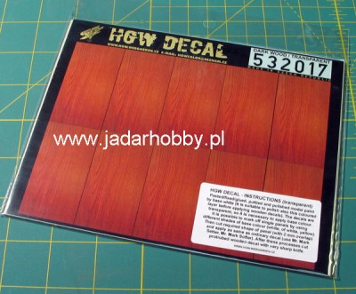 HGW 532017 Dark Wood / Transparent декаль 1/32