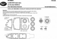 New Ware NWA-M0818 Mask Su-30MK BASIC (KITTYH 80169) 1/48