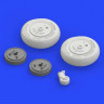Eduard 632087 A6M5c Zero wheels 1/32