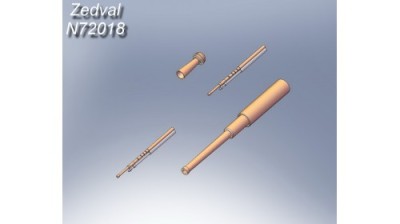 Zedval N72018 Set of parts for T-26 mod. 1939 1/72