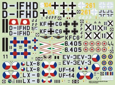 4+ Publications MKD-72002 Publ. Ar 96 colours&amp;markings (incl. decals 1/72)