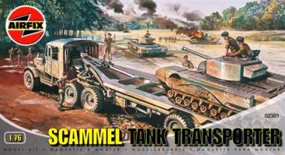 Airfix 02301 Тягач Для Перевозки Танков Scammel 1/76