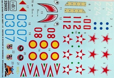 HAD 32032 Decal MiG-23 MF/ML (6x camo) 1/32