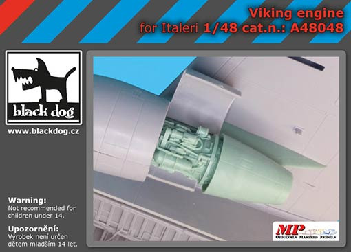 BlackDog BDOA48048 Viking engine (ITALERI) 1/48