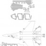 New Ware M0831 Маска Su-27UB ADVANCED (GWH L4827) маска 1:48