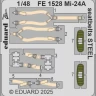 Eduard FE1528 Mi-24A seatbelts STEEL (TRUMP) 1/48