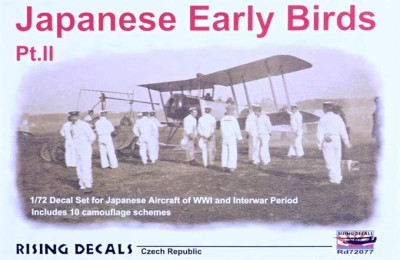 Rising Decals 72077 Japanese Early Birds Part II. (10x camo) 1/72