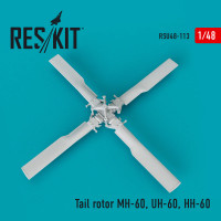 Reskit RSU48-0113 Tail rotor MH-60, UH-60, HH-60 (ITA,REV) 1/48