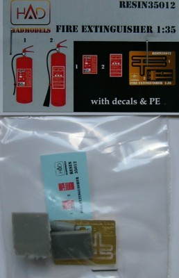 HAD R35012 Fire Extinguisher (resin&amp;PE&amp;decals) 1/35