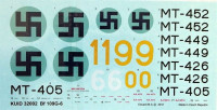 Kuivalainen KPED32002 1/32 Decals Bf 109G-6 Finnish Aces (summer 1944)
