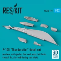 Reskit U72193 F-105 'Thunderchief' detail set (3D Printed) 1/72