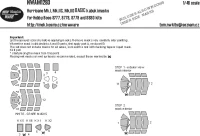 New Ware NWA-M1293 Mask Hurricane Mk.I/IC/IID EXPERT (HOBBYB) 1/48