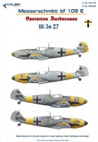 Colibri decals 72133 Bf-109 E III/JG 27 (Operation Barbarossa) 1/72
