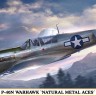 Hasegawa 07516 Американский истребитель P-40N WARHAWK "NATURAL METAL ACES" (Limited Edition) 1/48
