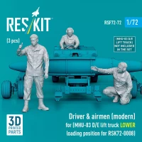 Reskit F72072 Driver & airmen (modern) (for RSK72-0008) 1/72