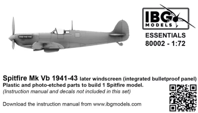 IBG 80002 Spitfire Mk.Vb 1941-43 later w. (ESSENTIALS) 1/72