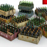 Miniart 35574 Пивные бутылки с деревянными ящиками 1/35