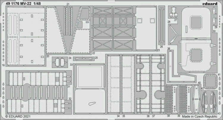 Eduard 491176 SET MV-22 (HOBBYB) 1/48
