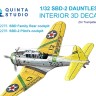 Quinta studio QD32276 пилота SBD-2 Dauntless (Trumpeter) 1/32