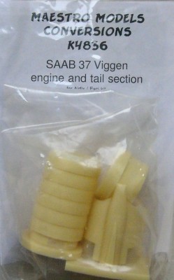 Maestro Models MMCK-4836 1/48 SAAB 37 Viggen engine and tail section
