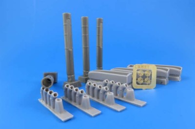 Q-M-T QMT-R48004 1/48 Exhausts for He 219 (TAM)