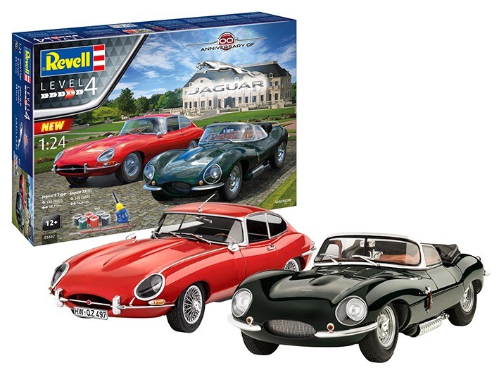 Revell 05667 100 Years of Jaguar Gift Set 1/24