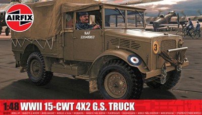 Airfix 03313A WWII RAF 15-CWT 4X2 General Service Truck (Bedford MWD) (Due April 2025) 1/48