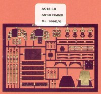 Airwaves (etched) AEC48012 Messerschmitt Bf-109G/Bf-109K 1/48