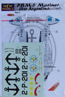LF Model C72179 Decals PBM-5 Mariner over Argentina (REV) I. 1/72