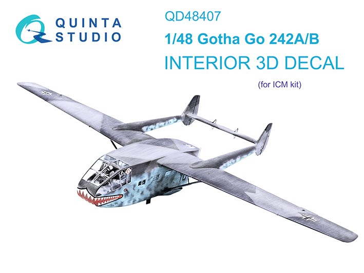 Quinta Studio QD48407 Go 242A-B (ICM) 1/48