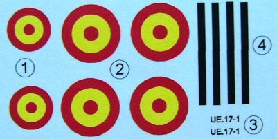 LF Model C7263 Decals for L-13 Blanik over Spain 1/72