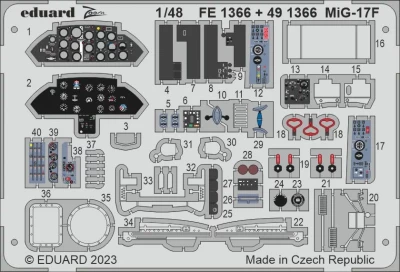Eduard FE1366 MiG-17F (AMMO) 1/48