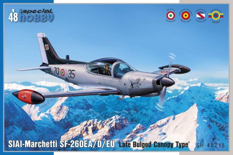 Special Hobby S48215 SF-260EA/D/EU Late Bulged Canopy (5x camo) 1/48