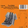 CMK P48049 Fw 190A Seat&Section Armour w/ harness (TAM) 1/48