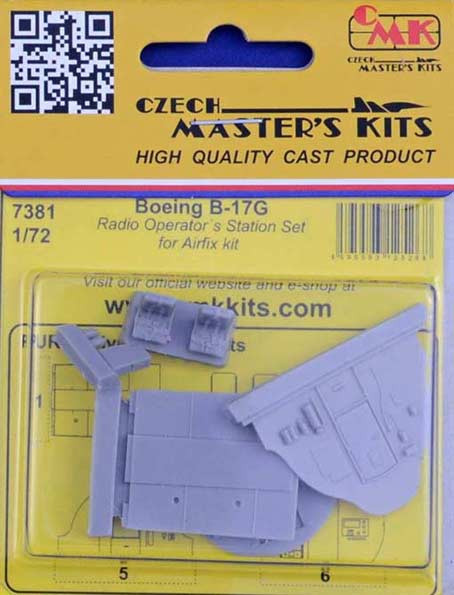 CMK 7381 Boeing B-17G Radio Oper.Station Set (AIRFIX) 1/72