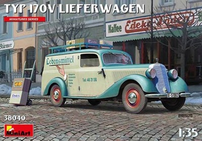 Miniart 38040 1/35 Lieferwagen Typ 170V (incl. PE, 4x camo)