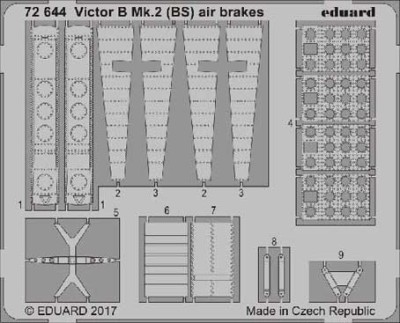 Eduard 72644 Victor B Mk.2 (BS) air brakes 1/72 AIRFIX