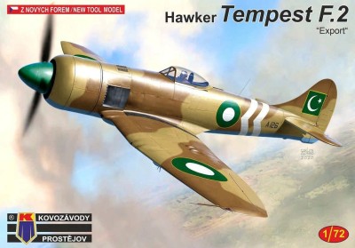Kovozavody Prostejov 72226 Hawker Tempest F.2 'Export' (3x camo) 1/72