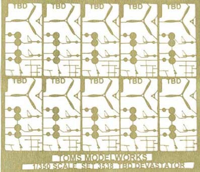 Tom's Modelworks 3538 TBD devastator detailing set 1/350