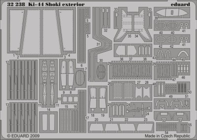 Eduard 32238 Ki-44 Shoki exterior HAS