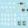 Star Decals 72-A1050 War in Afghanistan # 1. Soviet T-54B, T-55, T-55A, T-55AM and MAZ-537 Tank Transporter.Northern Alliance and Taliban markings 1/72