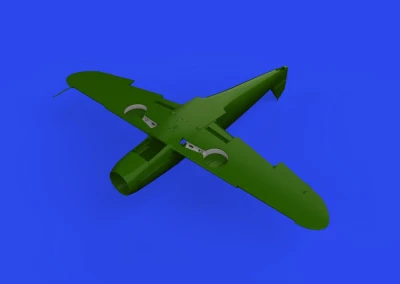 Eduard 648880 BRASSIN Bf 109F wheel bays rounded PRINT 1/48