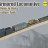 Dragon 14152 German Armored Locomotive W/Railway Vehicle Units A 1/144
