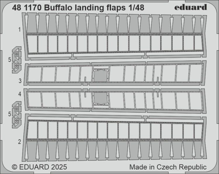 Eduard 481170 SET Buffalo landing flaps (TAM) 1/48